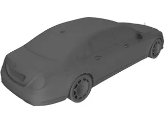 Mercedes-Maybach S 650 (2018) 3D Model preview