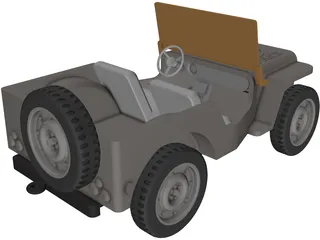 Jeep Wrangler 3D Model preview