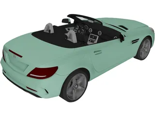 Mercedes-Benz SLC 300 3D Model preview