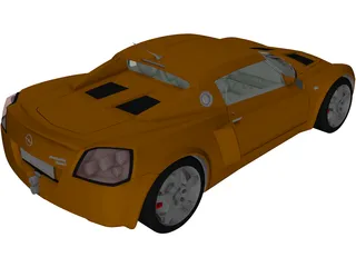 Opel Speedster Turbo (2004) 3D Model preview