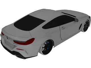 BMW 850i Coupe (2019) 3D Model preview