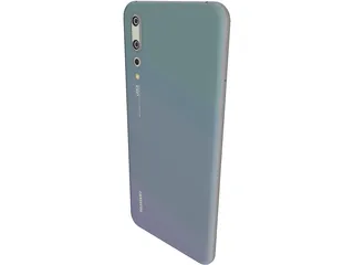 Huawei P20 Pro 3D Model preview