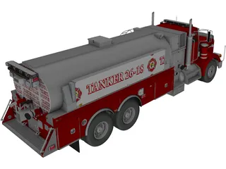 Peterbuilt Tanker 3D Model preview