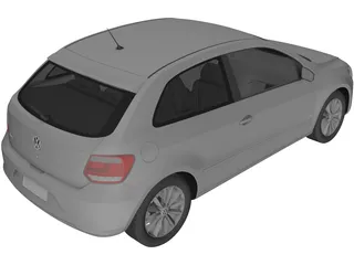 Volkswagen Polo (2013) 3D Model preview