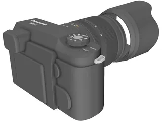 Panasonic DMC-L1 3D Model preview