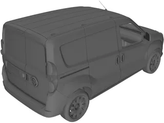 Opel Combo SWB Cargo (2015) 3D Model preview