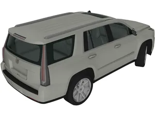 Cadillac Escalade ESV Platinum (2015) 3D Model preview