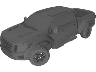 Nissan Titan (2017) 3D Model preview