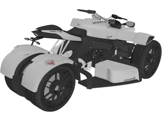 Lazareth Wazuma R1 (2017) 3D Model preview