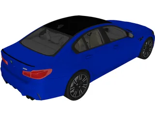 BMW M5 [F90] (2018) 3D Model preview