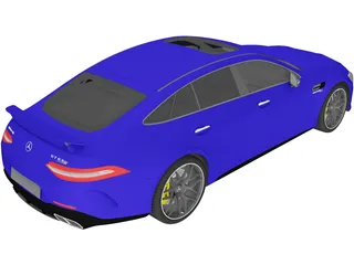 Mercedes-AMG GT 63 S 4MATIC+ 4-Door Coupe (2019) 3D Model preview
