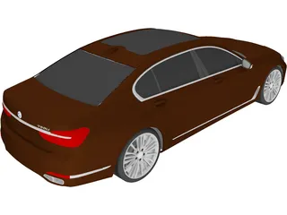 BMW 750Li (2016) 3D Model preview