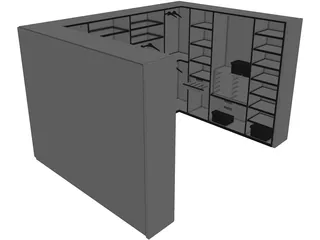 Wardrope 3D Model preview