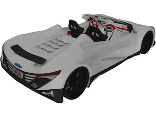 Ferrari LaFerrari Aperta (2018) 3D Model preview