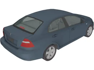 Pontiac G3 (2009) 3D Model preview