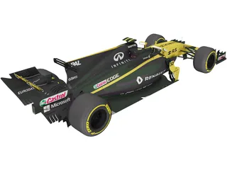 Renault RS17 F1 (2017) 3D Model preview