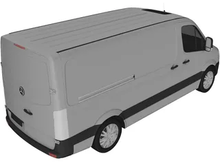 Mercedes-Benz Sprinter (2013) 3D Model preview