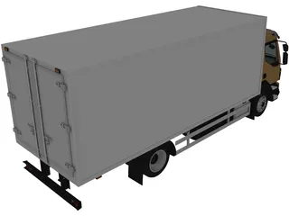 Volvo FL Box Truck (2013) 3D Model preview
