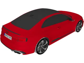 Audi RS5 Coupe (2018) 3D Model preview