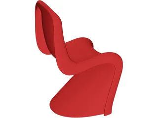 Panton Chair 3D Model preview