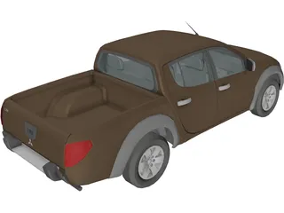 Mitsubishi L200 3D Model preview