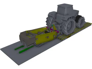 Onion Harvester 3D Model preview