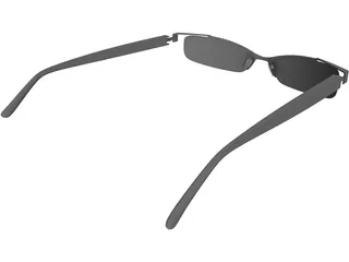 Diesel Glasses 3D Model preview