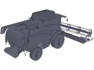 New Holland CX with Cutting JH 3D Model preview