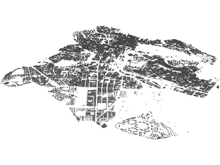 Berlin City Mitte 3D Model preview