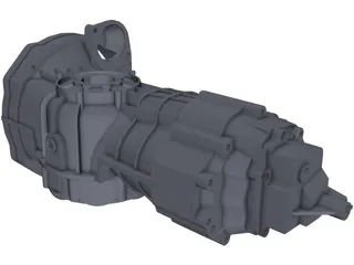 Transaxle Porsche G50 3D Model preview