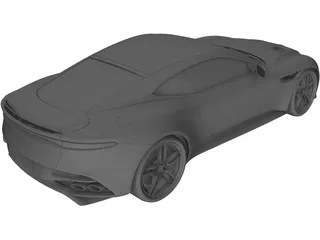 Aston Martin DBS Superleggera (2019) 3D Model preview