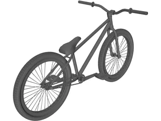 BMX Bike 3D Model preview