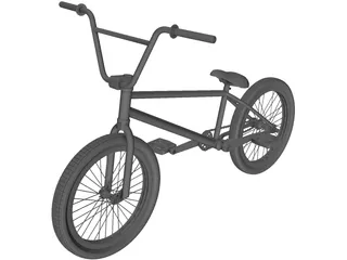 BMX Bike 3D Model preview
