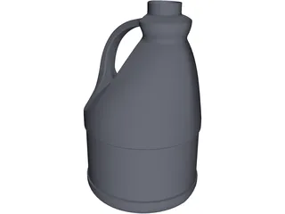 Bleach Bottle 3D Model preview