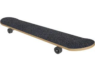 Skateboard 3D Model preview