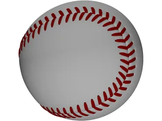 Baseball 3D Model preview
