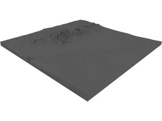 Albuquerque Topology 3D Model preview