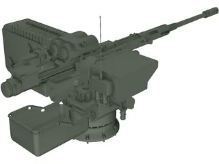 Remote Weapon Station 3D Model preview