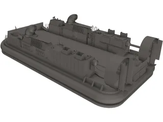 LCAC Hovercraft 3D Model preview
