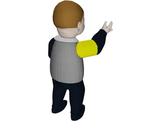 Baby Gala 3D Model preview