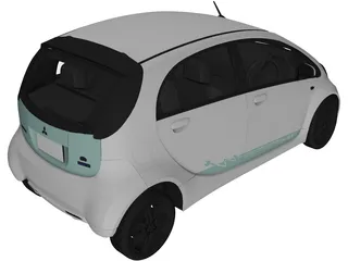 Mitsubishi i-MiEV (2009) 3D Model preview
