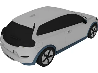 Volvo C30 BEV (2011) 3D Model preview