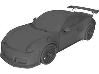 Porsche 911 GT3 RS (2016) 3D Model preview