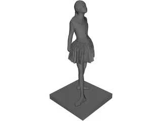 Dancer Woman 3D Model preview