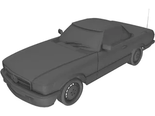 Mercedes-Benz 350SLC 3D Model preview