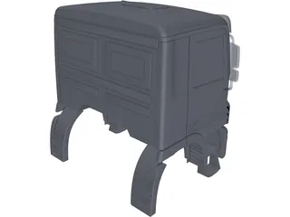 Mercedes-Benz Semi-Cab 3D Model preview