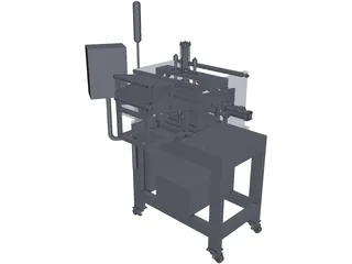 Pipe Expand Machine Loader 3D Model preview