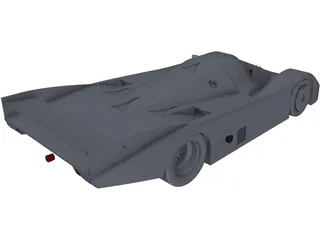 Porsche 962 3D Model preview