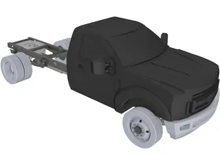 Ford F-550 Chassis 3D Model preview