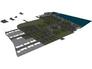 City Block 3D Model preview